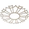 Ekena Millwork Augustus Wood Fretwork Pierced Ceiling Medallion, Birch, 40"OD x 14 1/8"ID x 3/8"T CMWP40X40X0375AUBI - alternate 3